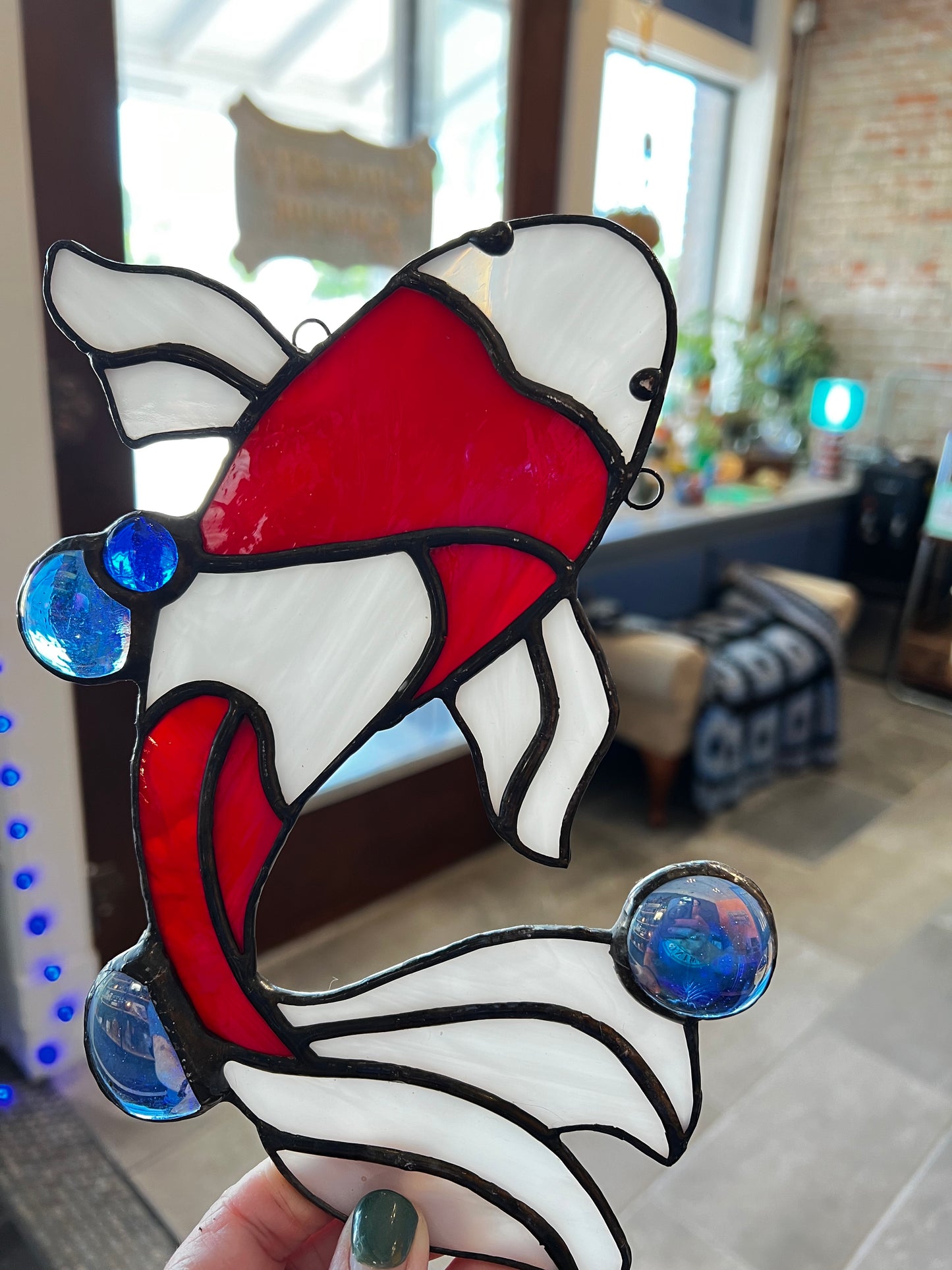 Koi Fish-stained glass