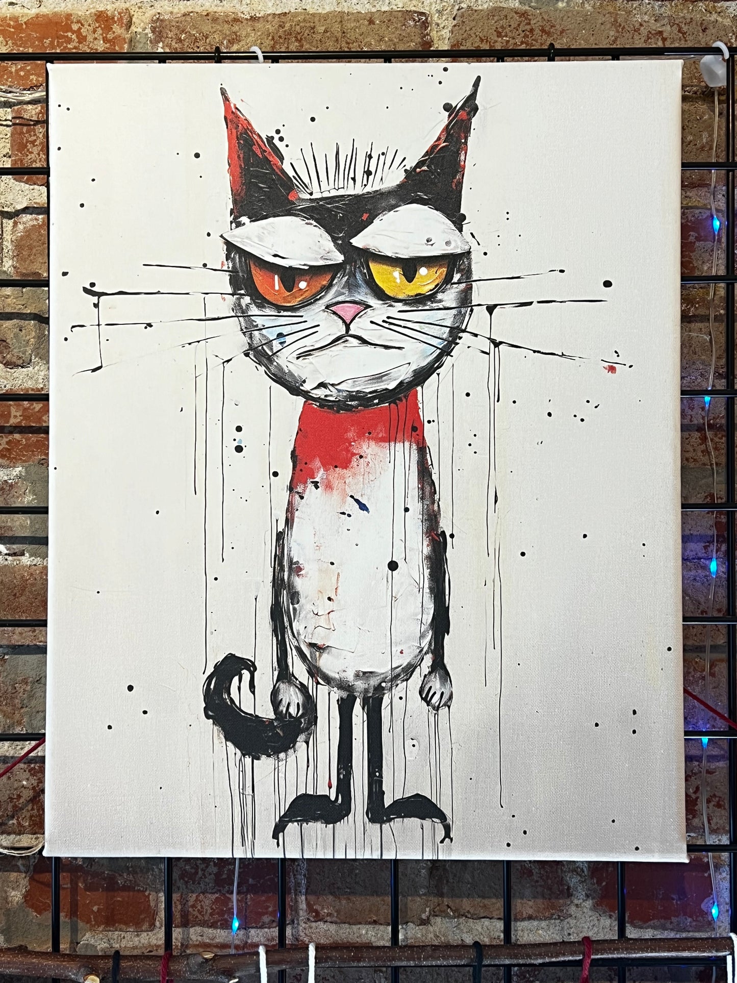 Meh Kitty Canvas Print 16x20