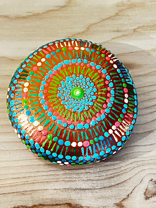 Easter Mandala on Copper Rock