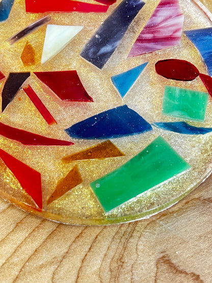 Coasters-Stained glass and Resin