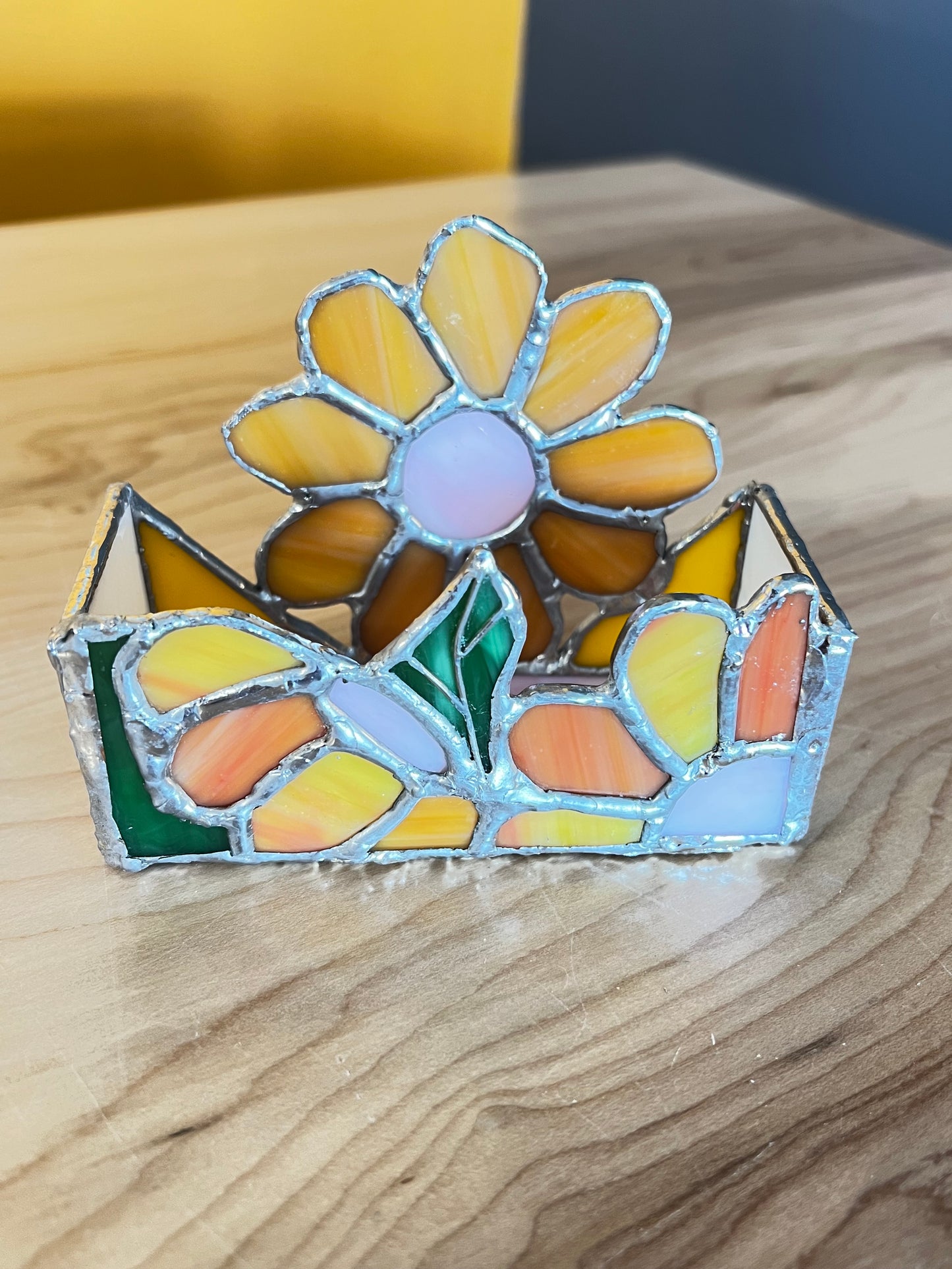 Flower Business Card Holder