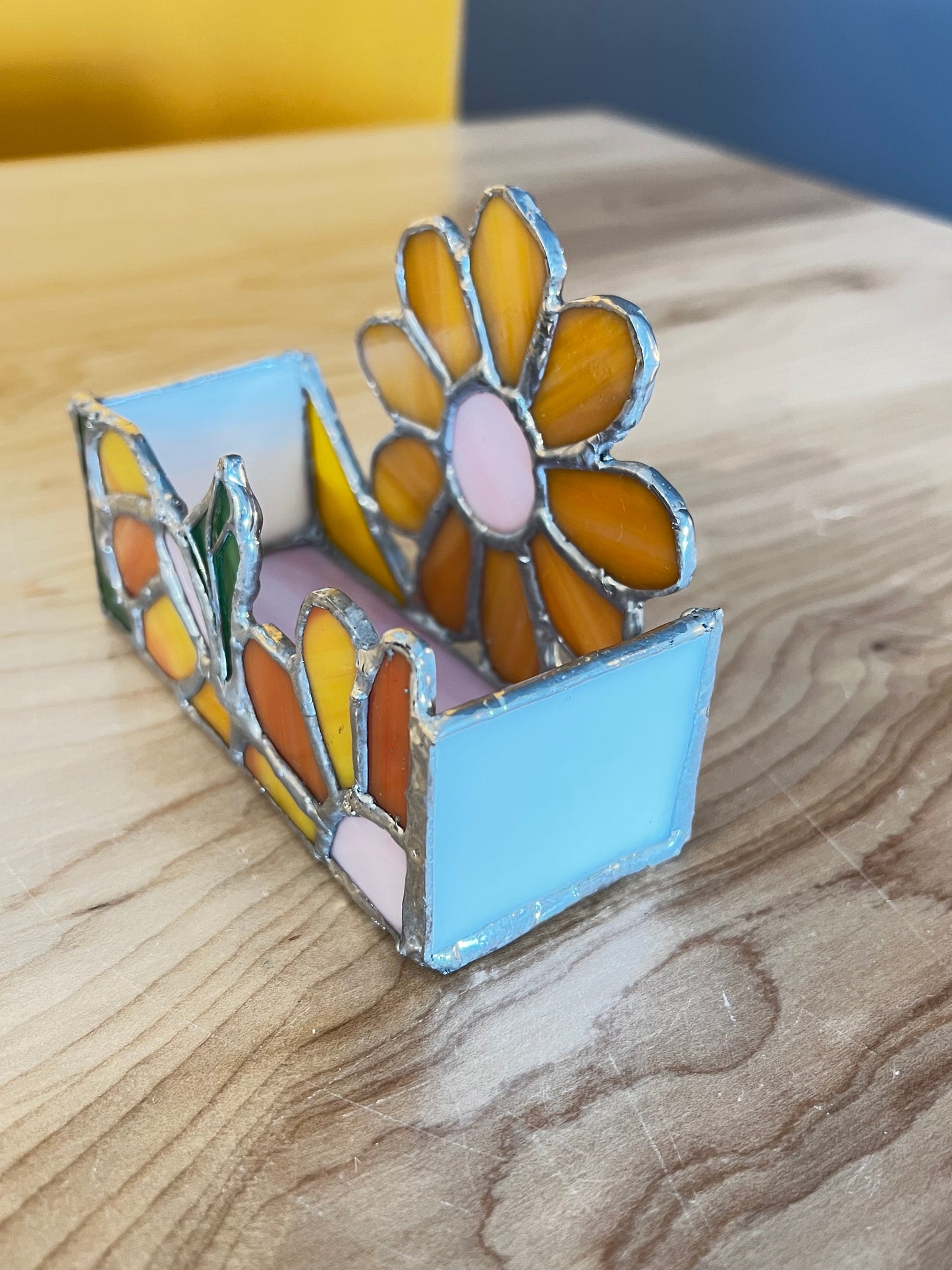 Flower Business Card Holder