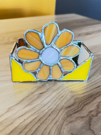 Flower Business Card Holder